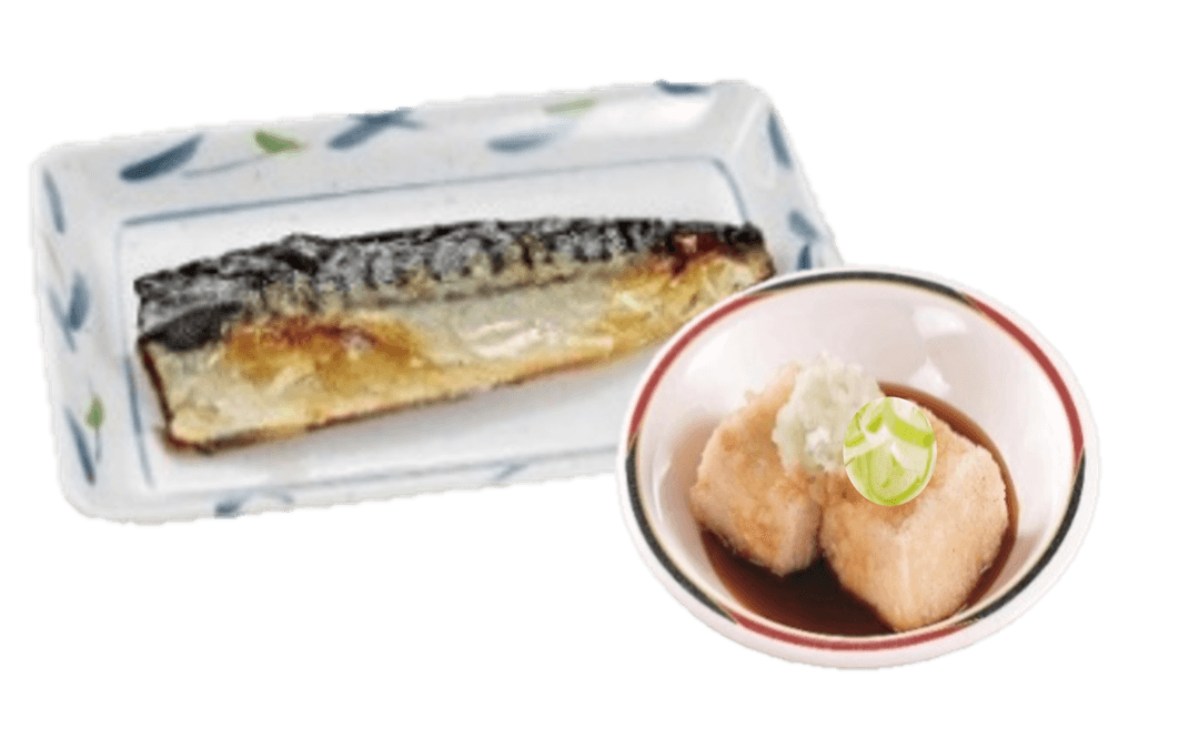 さば塩＆揚げ出し豆腐定食