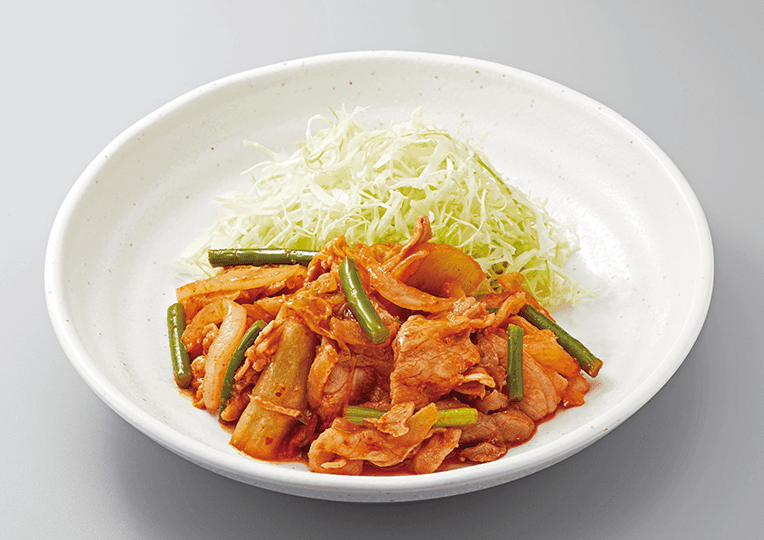 豚肉キムチ炒め
