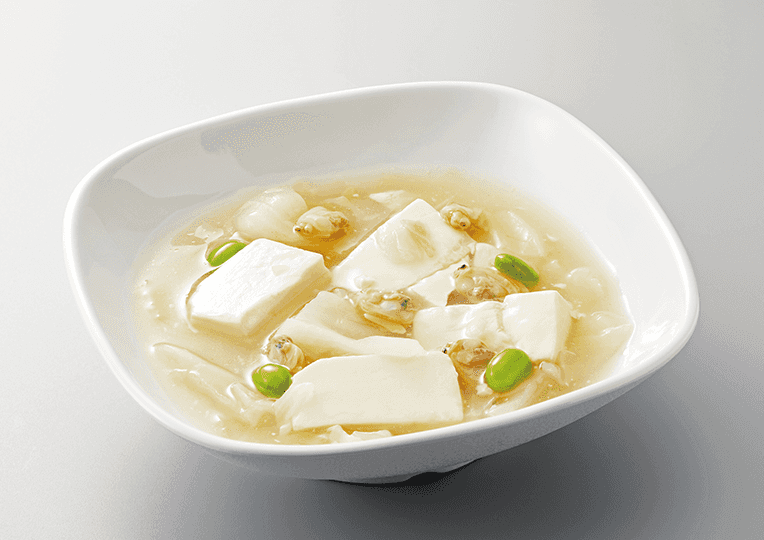 豆腐とあさりのうま塩煮