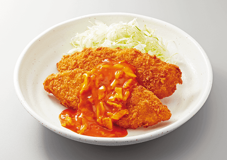 白身フライチリ玉ソース