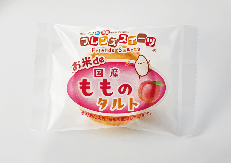 桃のタルト