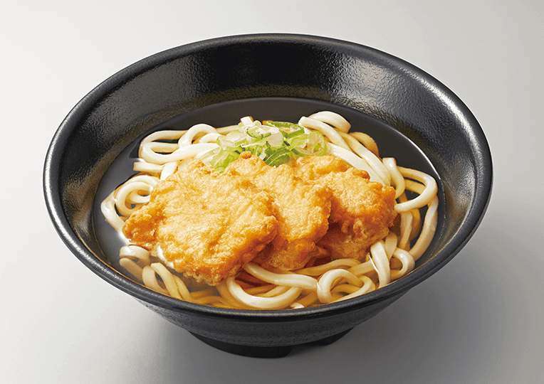 鶏天うどん