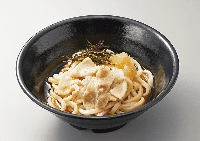 冷やし豚塩おろしうどん