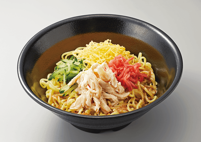 蒸し鶏ごま冷麺
