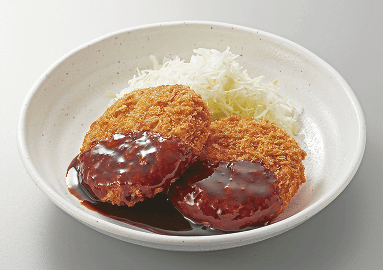 ジューシーメンチカツ定食