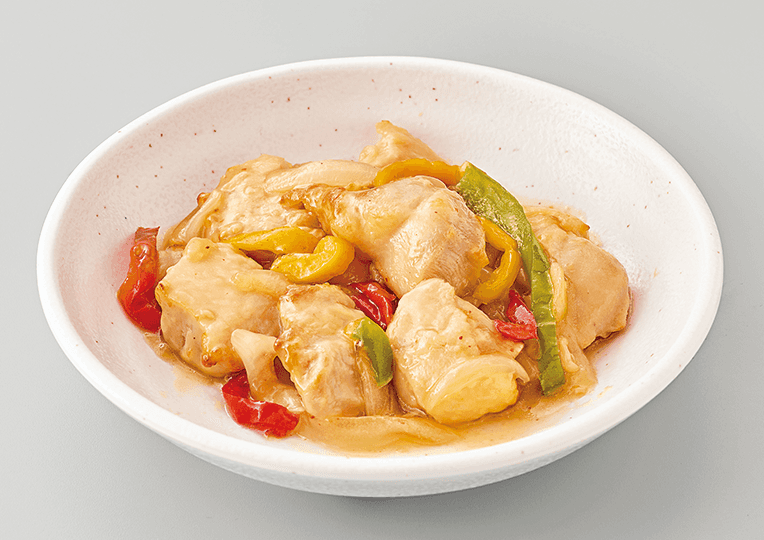 鶏肉の甘酢炒め