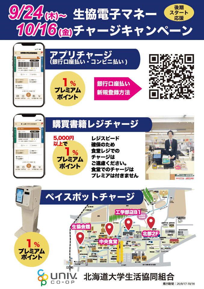 生協電子マネーチャージキャンペーン