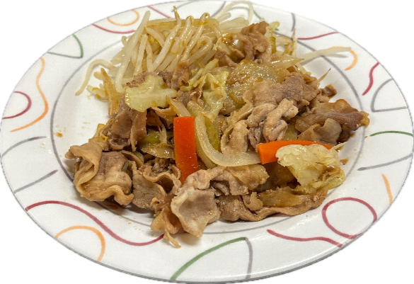【北大】豚ジンギスカン風炒め