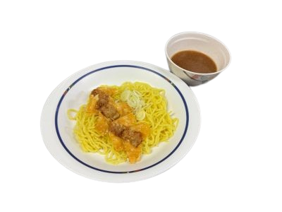 ※揚げワンタン濃厚つけ麵