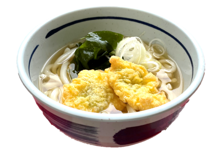 （中）梅しそとり天うどん