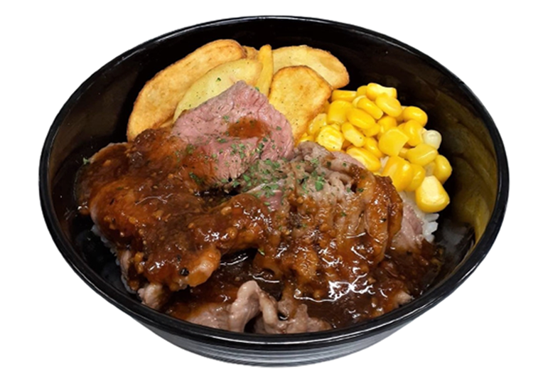 【ライブ】ステーキ丼　ステーキソース