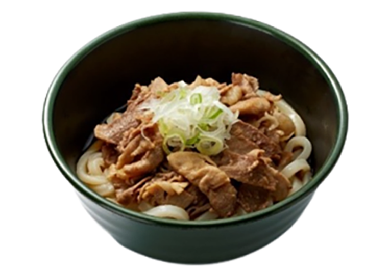 肉ぶっかけうどん（温）