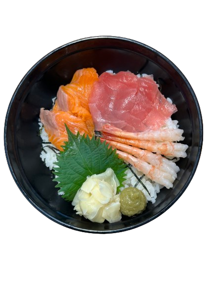 海鮮丼（サーモン・甘エビ・マグロ）