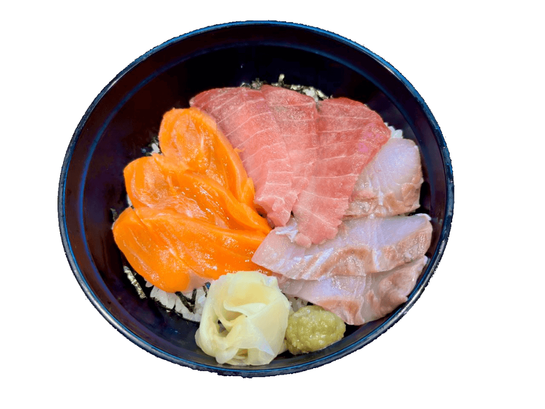 (大)海鮮丼（マグロ、サーモン、ひらめ）