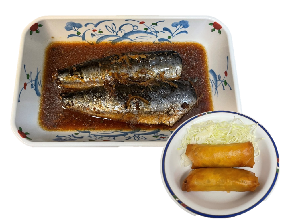 いわしの生姜煮＆ミニ春巻セット