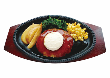 照りタルソースハンバーグ（鉄板）