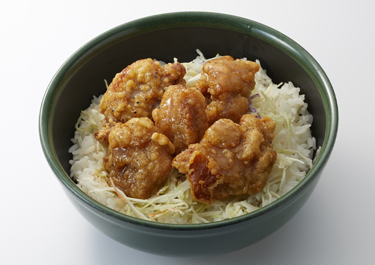 塩ダレ唐揚げ丼
