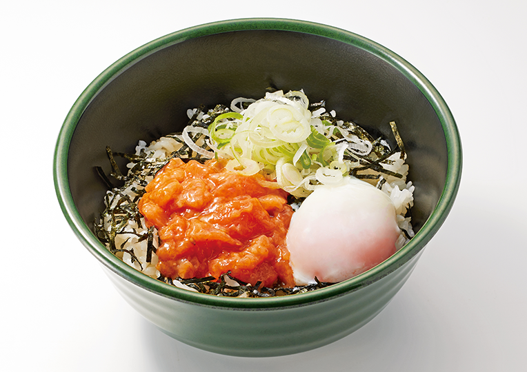 ピリ辛サーモン丼