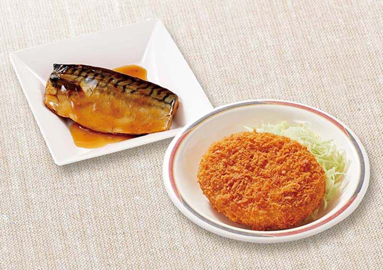さば生姜煮&野菜コロセット