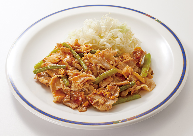 豚肉と卵の中華炒めセット