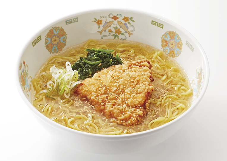 揚げ鶏ごま塩ラーメン