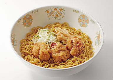 唐揚げ油そば