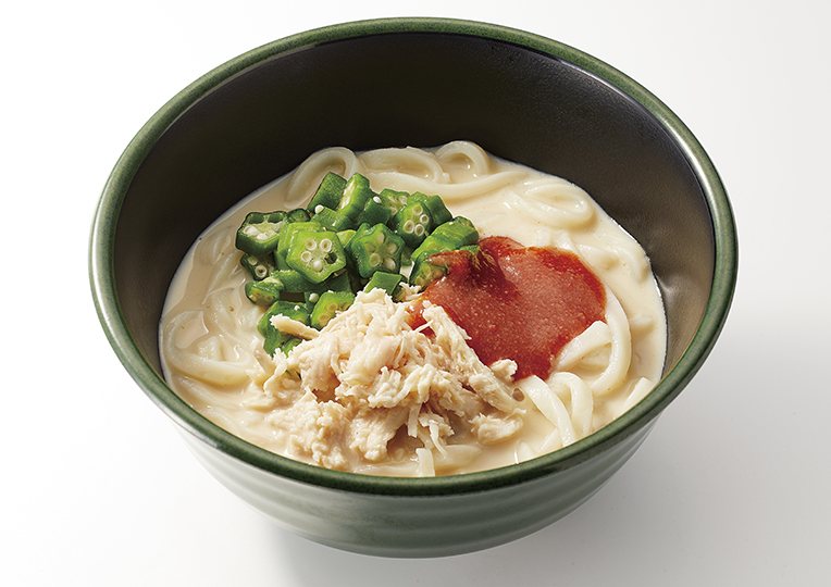 冷やし明太豆乳うどん