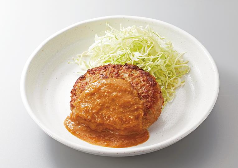 ハンバーグガーリックオニオン