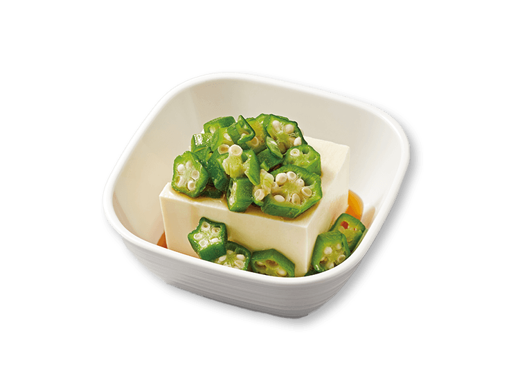 オクラ豆腐