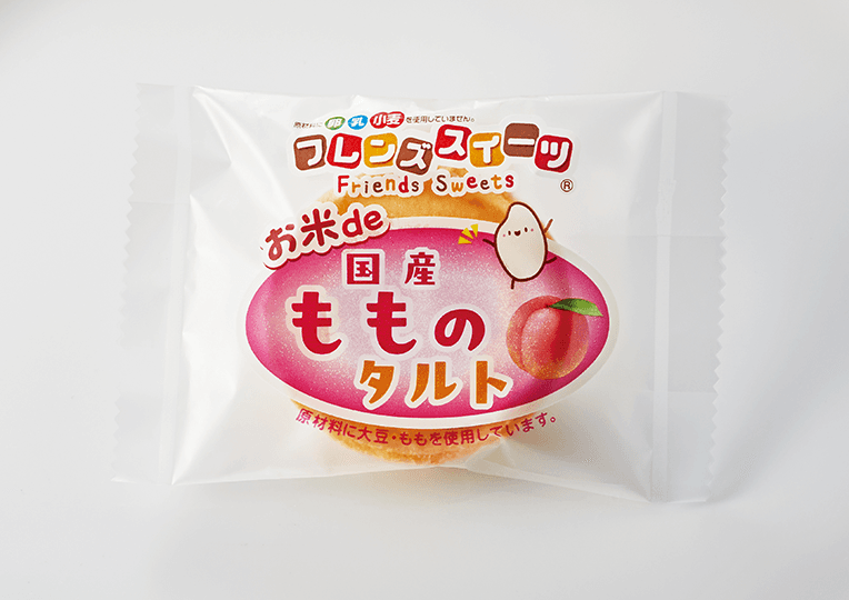 桃のタルト