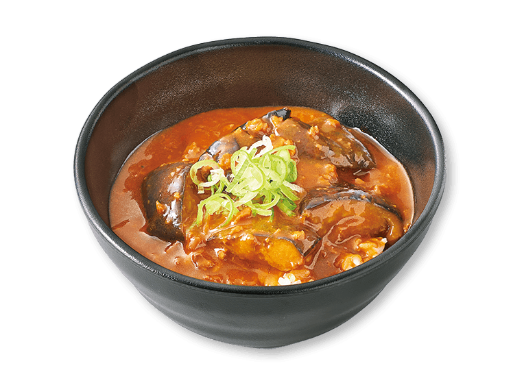 麻婆茄子丼