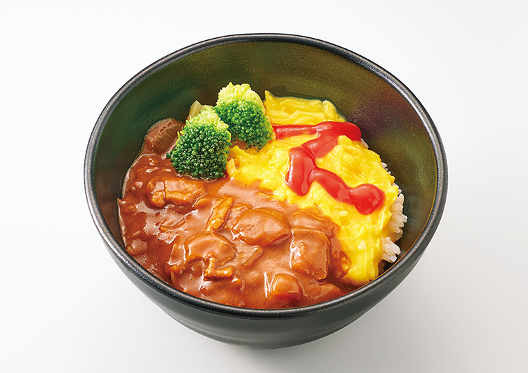 ハッシュドビーフ丼