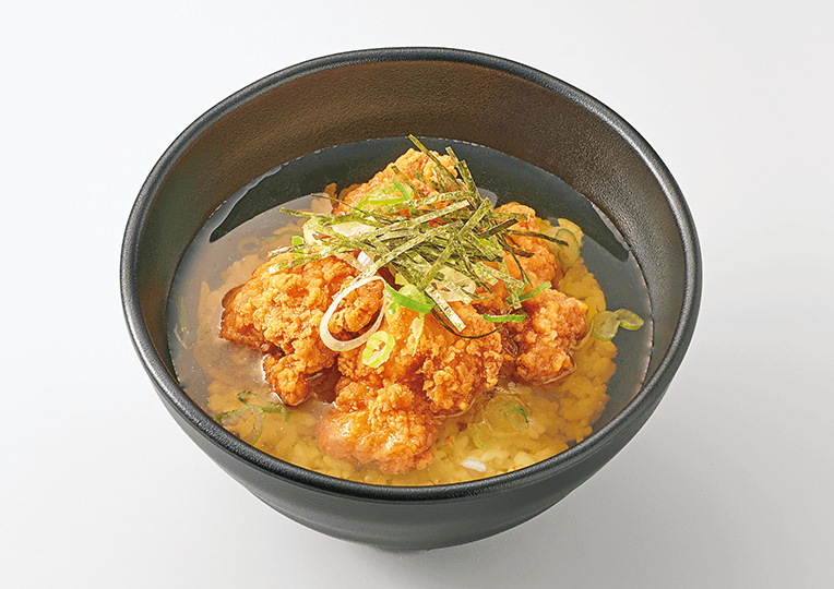唐揚げ茶漬け丼