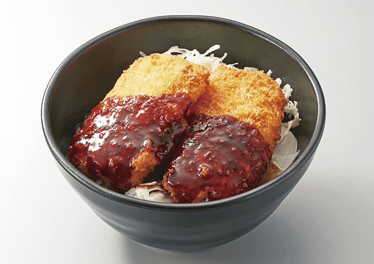 ソース海老カツ丼