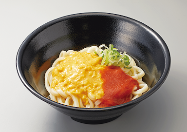 明太釜玉うどん