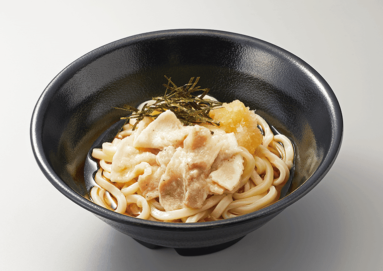 冷やし豚塩おろしうどん