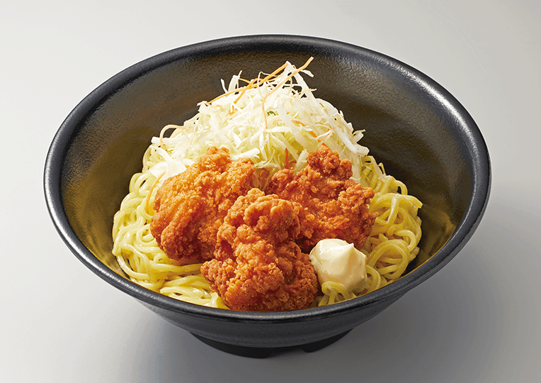 唐揚げ冷麺