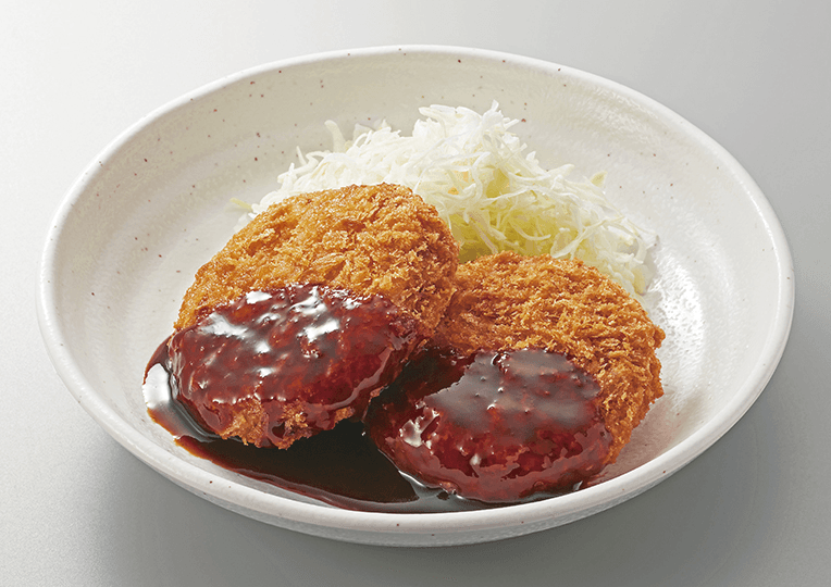 ジューシーメンチカツ定食