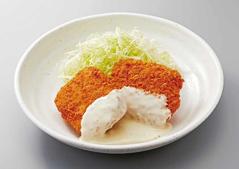 チキンカツわさびクリーミー定食