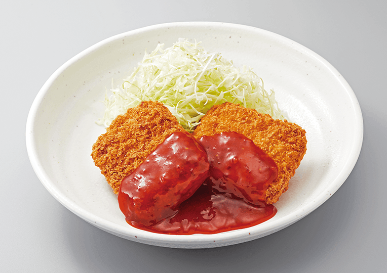 チキンカツチリソース定食