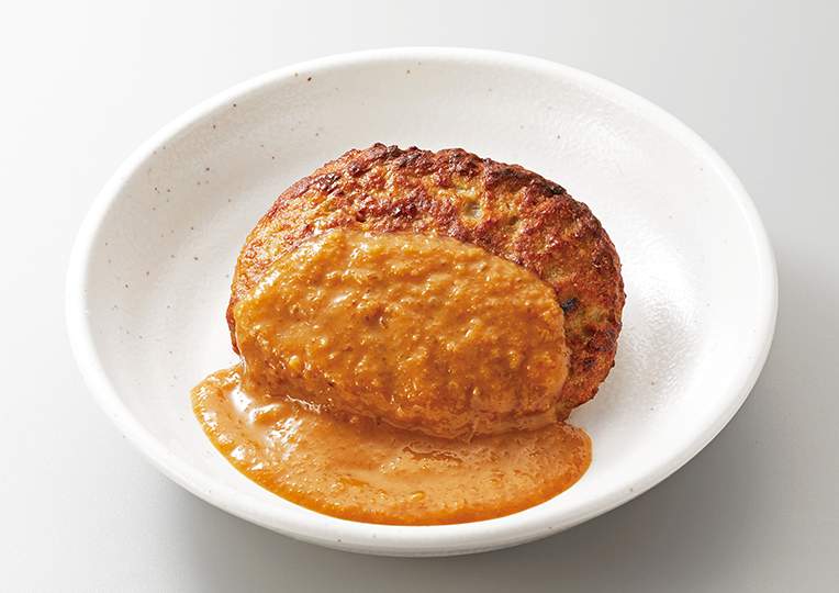 ハンバーグガーリックオニオン