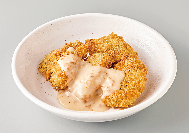 アジ大葉フライ梅タルソース