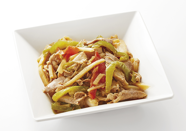 豚肉チンジャオ炒め